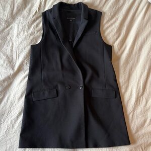 Banana Republic Black Double-Breasted Vest - sz 10